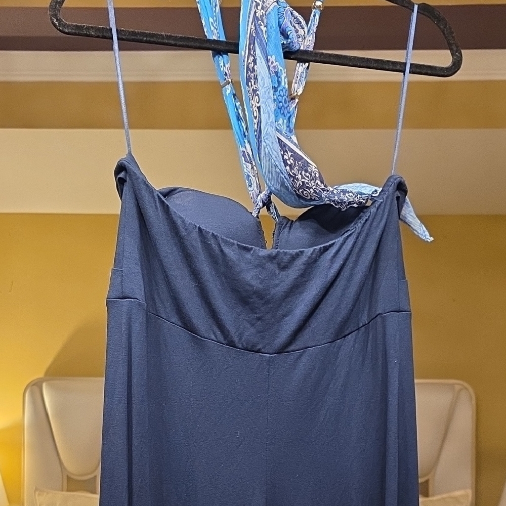 Cache Navy Blue Backless Dress - Picture 7 of 16